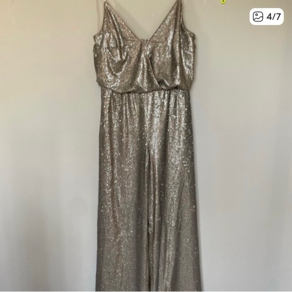 Aiden Mattox Sequin Jumpsuit - Picture 3 of 6